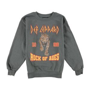 C-Life Womens Rock Of Ages 1996 Sweatshirt, Grey, M, DM